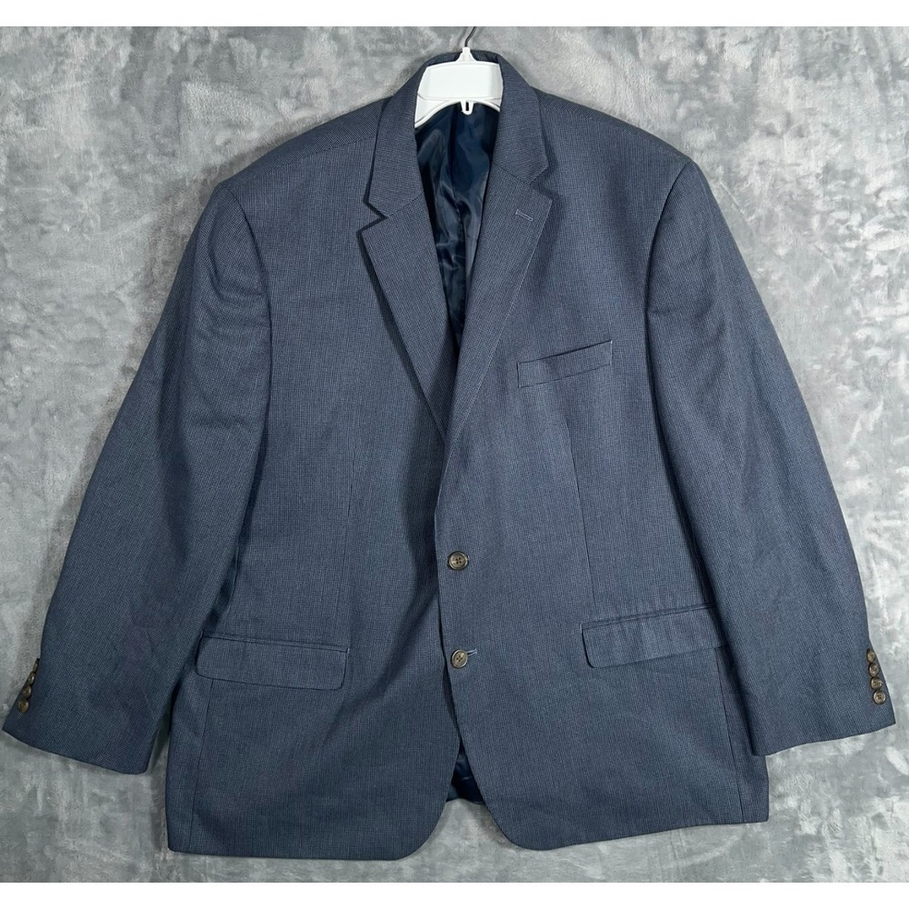 Lauren Ralph Lauren Blazer Mens 50R Suit Jacket Blue Sport Coat Stretch